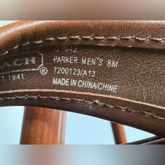 Coach Parker VTG Men’s Brown Leather Flip Flops. Sz 8M - Picture 10 of 10